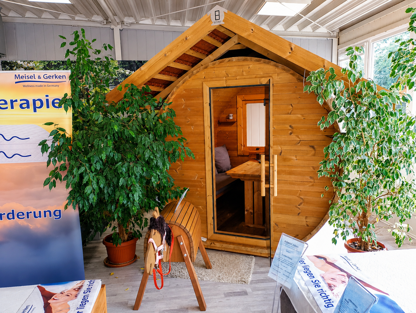 Sauna im Beratungsbereich bei Meisel und Gerken