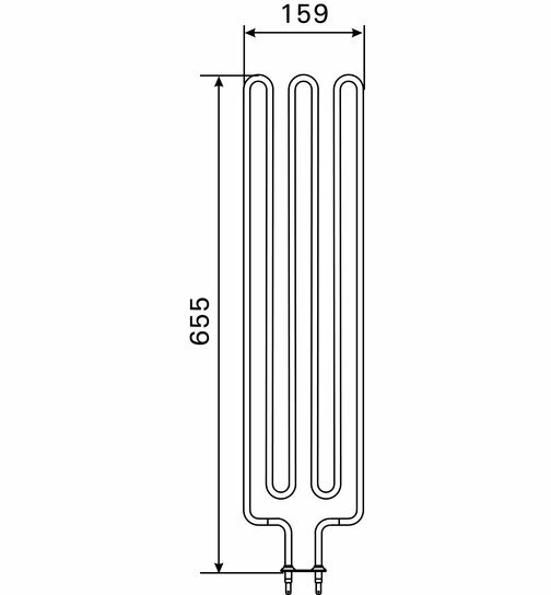 Heizstab ZSE-259, 3000 W für Saunaofen Cilindro /Glow 9kW, 69,50