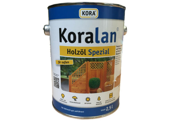 Koralan® Holzöl Spezial 2,5 L Gebinde Bangkirai