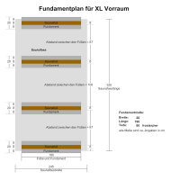 Saunafass XL mit Vorraum und Runddach / Satteldach