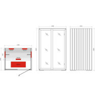 Onni Infra Small - Element Infrarotkabine