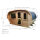 Premium Ovalsauna aus 45mm Thermofichte mit Runddach - Aus Ausstellung (incl. Ofen)
