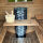 Sauna-Tisch ca. 85 x 35 cm  helles Holz