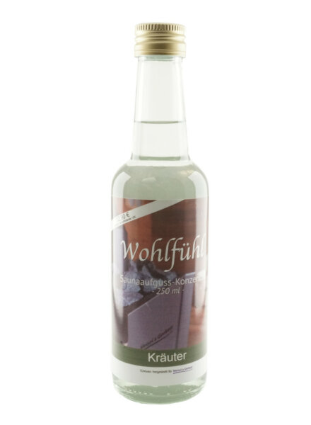 Wohlfühl Saunaaufguss Konzentrat Kräuter